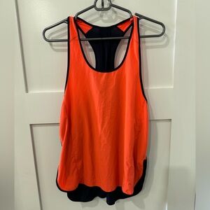 Lululemon Women's Orange Racerback Tank Top